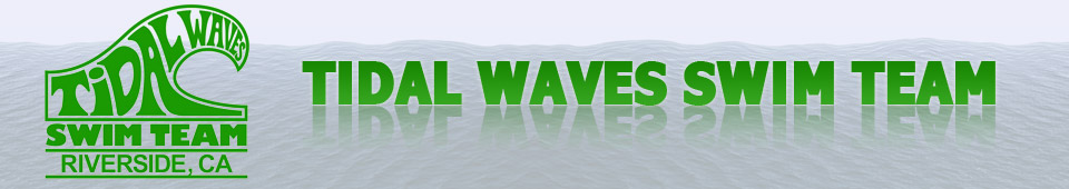 Tidal Waves Swim Team Banner